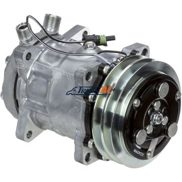 OEM Sanden A/C Compressor - Sanden 4639, 4644, 4647, 4664, 8062, 8104, Truck Air 03-3470, MEI 5764