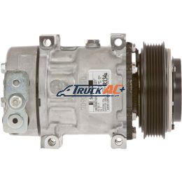 OEM Sanden A/C Compressor - Sanden 4080, 4377, Truck Air 03-1405S, MEI 5366S