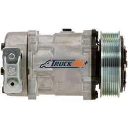 OEM Sanden A/C Compressor - Sanden 4705, Truck Air 03-1400, MEI 5361