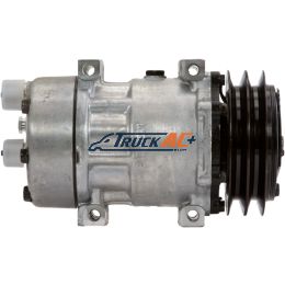 OEM Sanden A/C Compressor - Sanden 4306, 4428, Truck Air 03-0614, MEI 5394
