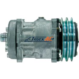 OEM Sanden A/C Compressor - Sanden 4646, Truck Air 03-3422, MEI 5746