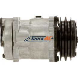 OEM Sanden A/C Compressor - Sanden 7803, Truck Air 03-1843, MEI 5704