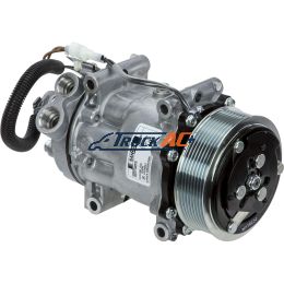 OEM Sanden A/C Compressor - Sanden 4474, 4730, 7804, Truck Air 03-0421, MEI 5770