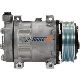 OEM Sanden A/C Compressor - Sanden 4307, 4307U, Truck Air 03-0621, MEI 5403