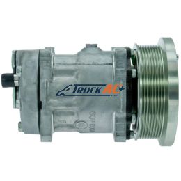 OEM Sanden A/C Compressor - Sanden 4487, 4726, Truck Air 03-3733, MEI 5313