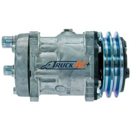 OEM Sanden A/C Compressor - Sanden 4742, Truck Air 03-3727, MEI 5749