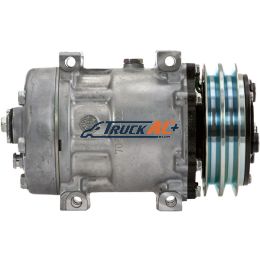 OEM Sanden A/C Compressor - Sanden 4401, Truck Air 03-3802T, MEI 5288E