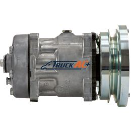 OEM Sanden A/C Compressor - Sanden 4875, Truck Air 03-3707, MEI 5292