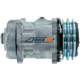 OEM Sanden A/C Compressor - Sanden 4860, Truck Air 03-3702, MEI 5186