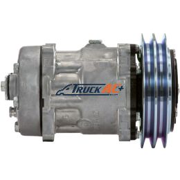 OEM Sanden A/C Compressor - Sanden 4881, Truck Air 03-3717, MEI 5194