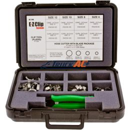 OEM Aeroquip EZ Clip and Cage Assortment w/Tools - Eaton Aeroquip FF12139, Truck Air 15-3013, MEI 8420EZ