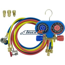 R134a Manifold Gauge Set - Truck Air 16-3432A, MEI 8754A