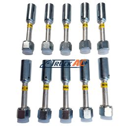 Arctic Off-Road By Red Dot Polaris UTV #6 Straight A/C Fitting 10pk - Red Dot U-1026-0P