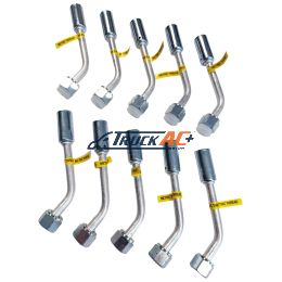 Arctic Off-Road By Red Dot Polaris UTV #6 45 Degree A/C Fitting 10pk - Red Dot U-1032-0P