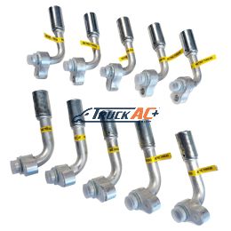 Arctic Off-Road By Red Dot Polaris Ranger UTV Low Profile A/C Compressor Fittings - Red Dot U-1036-0P