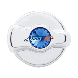 Chrome Plastic A/C Control Knob For 2005 & Older Peterbilt- Blue Crystal - United Pacific 41323