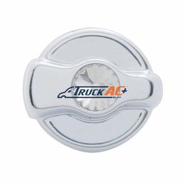 Chrome Plastic A/C Control Knob For 2005 & Older Peterbilt- Clear Crystal - United Pacific 41324