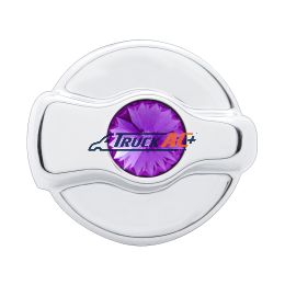 Chrome Plastic A/C Control Knob For 2005 & Older Peterbilt- Purple Crystal - United Pacific 41326