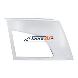 82750058 ABS Satin Silver Bumper Fog Light Hole Cover For 2018-2024 Volvo VNL - Passenger - United Pacific 42505