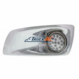 Fog Light Cover With 17 Amber LED Clear Style Reflector Light For 2007-17 KW T660- Driver -Clear Lens - United Pacific 42703