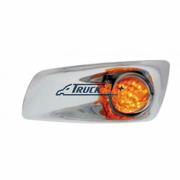 Fog Light Cover With 19 LED Watermelon Light For 2007-17 KW T660 (Driver) - Amber LED/ Amber Lens - United Pacific 42720