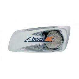 Fog Light Cover With 19 LED Beehive Light For 2007-2017 KW T660 (Driver) - Amber LED/ Clear Lens - United Pacific 42723