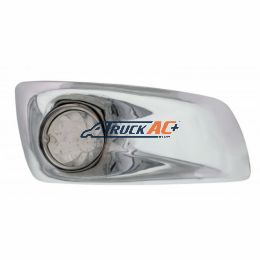 Fog Light Cover With 17 LED Watermelon Light For 2007-17 KW T660- Passenger -Amber LED/ Clear Lens - United Pacific 42733