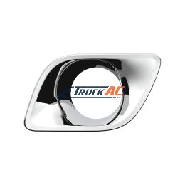 Chrome Plastic Fog Light Bezel For 2013-2021 Kenworth T680-Driver - United Pacific 41545