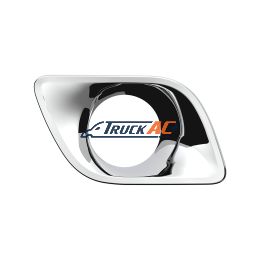 Chrome Plastic Fog Light Bezel For 2013-2021 Kenworth T680-Passenger - United Pacific 41546