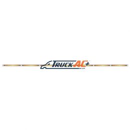 94" Stainless Light Bracket With 7X 14 LED 12" Light Bars - Amber LED/Amber Lens - United Pacific 20873