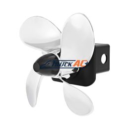 Spinning Propeller Hitch Cover For 2" X 2" Trailer Hitch Receivers - United Pacific 77009