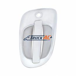 Chrome Exterior Door Handle Cover For Freightliner Cascadia (2008-2017) And M2 (2004+) - Driver - United Pacific 42093