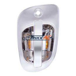 6 Amber LED Chrome Door Handle Cover for 2008-2017 Freightliner Cascadia - Driver - United Pacific 42489