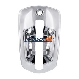 6 LED Chrome Door Handle Cover For 2018-2025 Freightliner Cascadia - Passenger, White LED - United Pacific 42543