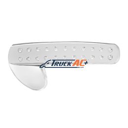 A18-46490-000 Chrome Interior Door Handle Cover For 2008-2017 Freightliner Cascadia - Driver - United Pacific 42098