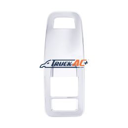 Chrome Plastic Door Switch Cover For 2013-2024 Kenworth T680-Driver (Without Power Mirrors) - United Pacific 41552