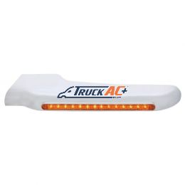 14 Amber LED Front Fender Cover For Peterbilt 388 (2008-2015) & 389 (2008-2023)-Amber Lens - Driver - United Pacific 32560