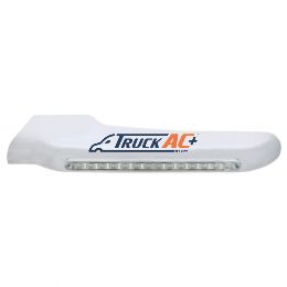 14 Amber LED Front Fender Cover For Peterbilt 388 (2008-2015) & 389 (2008-2023)-Clear Lens - Driver - United Pacific 32562