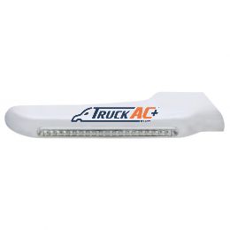 19 Amber LED Front Fender Cover For Peterbilt 388 (2008-2015) & 389 (2008-2023)-Clear Lens - Passenger - United Pacific 32569