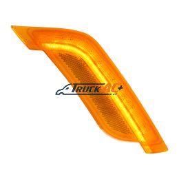 P54-1212-100R, 12 Amber LED Fender Turn Signal Light For Peterbilt 579 (2012-2021) & 587 (2012-2018)- Passenger, Amber Lens - United Pacific 36396