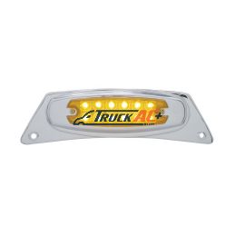 Chrome Fender Light Bracket With 12 LED Reflector Light - Amber LED/Amber Lens - United Pacific 39870