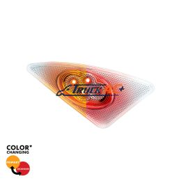 Double Fury 4 LED Fender Signal Light For 2008-2017 Kenworth T660-Amber & Red LED, Passenger - United Pacific 36159