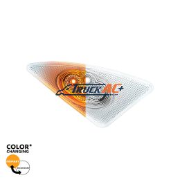 Double Fury 4 LED Fender Signal Light For 2008-2017 Kenworth T660-Amber & White LED, Passenger - United Pacific 36161