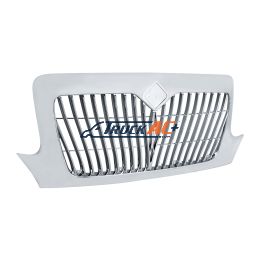 3551015C98 Chrome Grille With Curved Grille Bars For 2002-2018 International Durastar - United Pacific 21206