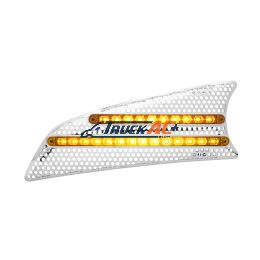 2007+ Kenworth T660 LED Air Intake (Driver) - Amber LED/Amber Lens - United Pacific 41530