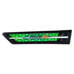A17-21068-000 Hood Air Intake Grille With Green LED For 2018-2024 Freightliner Cascadia 126 - Driver - United Pacific 42867