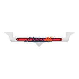 Chrome Hood Emblem Trim With 24 LED GloLight Bar For Kenworth - Red LED/Red Lens - United Pacific 32711