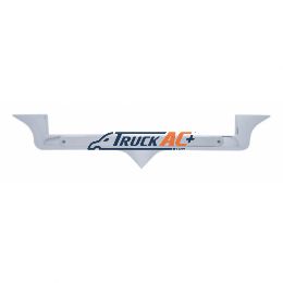Chrome Hood Emblem Trim With 14 LED Light Bar For Kenworth - Amber LED/Chrome Lens - United Pacific 39880