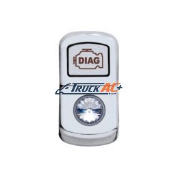 "Diagnostic" Rocker Switch Cover With Clear Crystal - United Pacific 45068