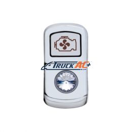 "Engine Fan" Rocker Switch Cover With Clear Crystal - United Pacific 45084